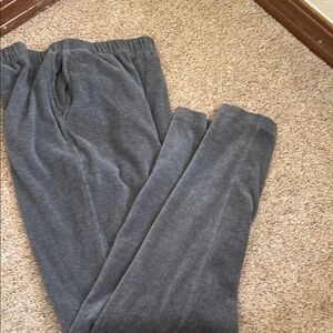 Lands' End Women's Gray Straight Leg Pants-large tall